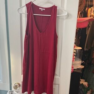 Z Supply Deep Red Mini Dress